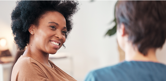 “SmartMED primary care provider meeting with patient in Roswell clinic”