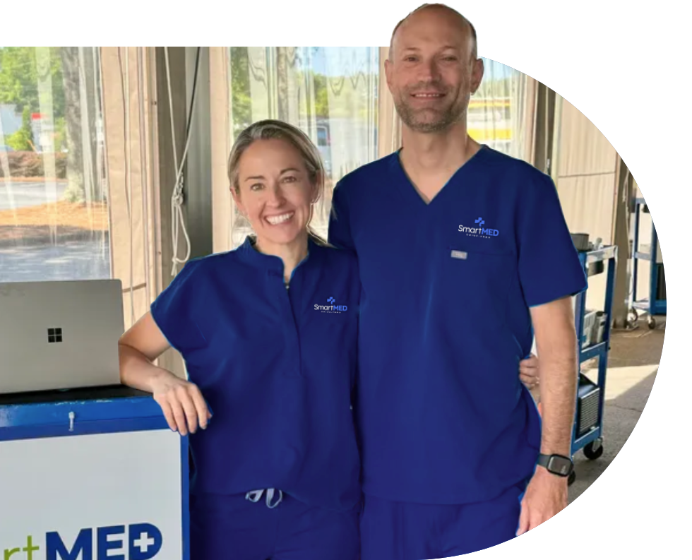 Stacy and Luke Lathrop, founders of SmartMED urgent and primary care